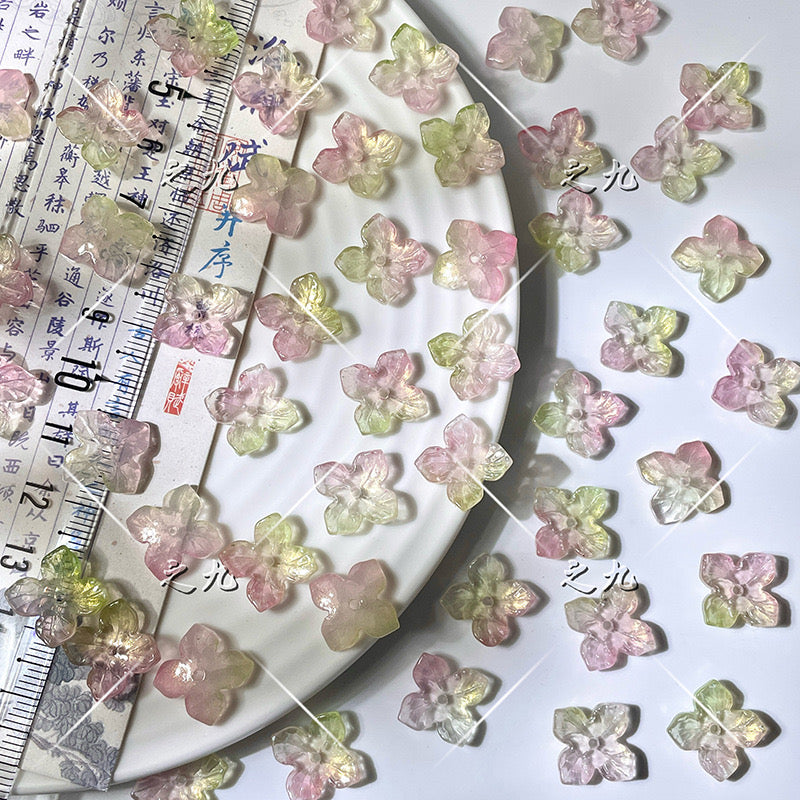 0.001 今日、新品のアジサイの琉璃珠