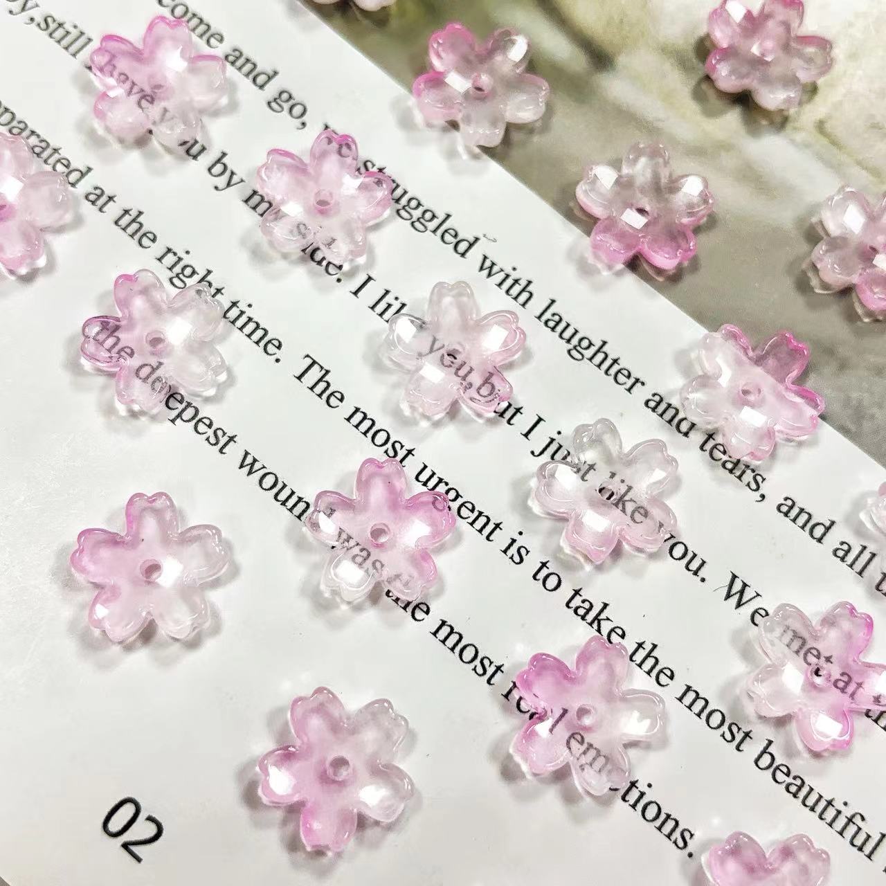 1.22 高品質の桜の美しいビ一ズ